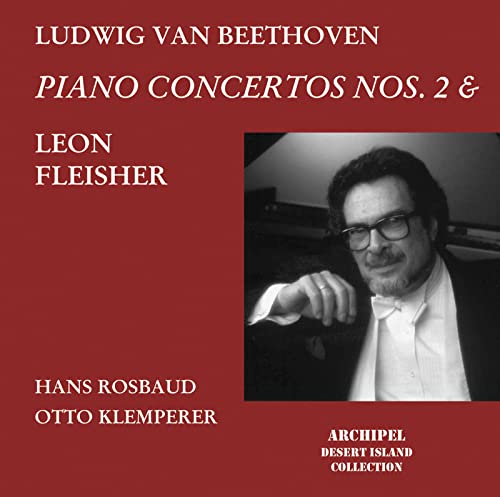CD cover featuring pianist Leon Fleisher in a black and white portrait.