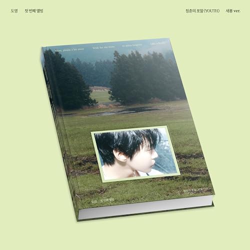 CD cover for Doyoung (NCT)'s "Youth" featuring a landscape and portrait.