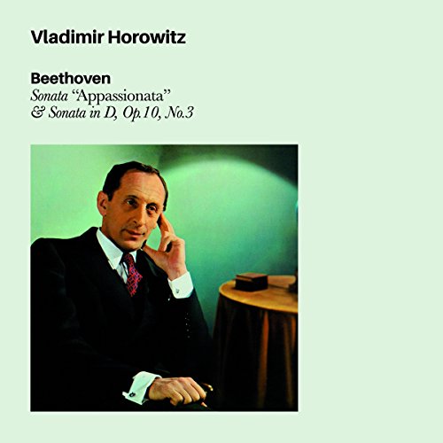 CD cover featuring pianist Vladimir Horowitz in a dark suit.