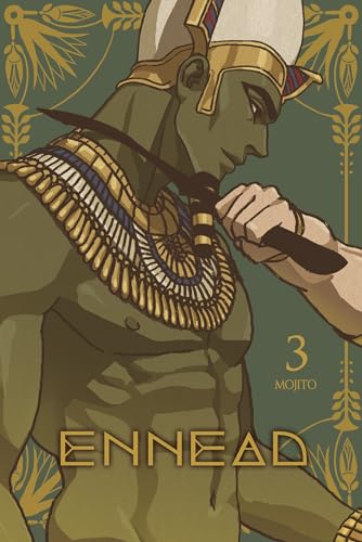 Green-skinned figure in Egyptian headdress, holding knives, with “ENNEAD Vol. 3” text.