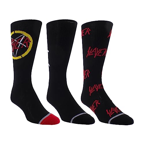 Slayer Assorted Crew Socks 3 Pack (One Size)