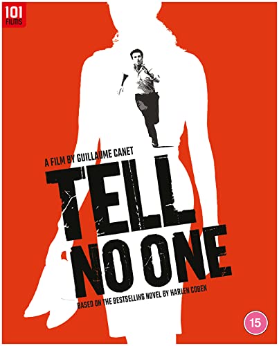 Blu-ray cover for "Tell No One" featuring a silhouetted figure running.
