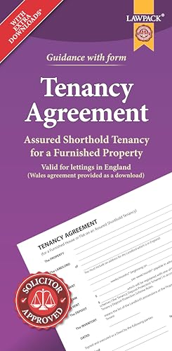 Furnished Tenancy Agreement Form Pack : How to Create a Tenancy Agreement for an Furnished House or Flat in England