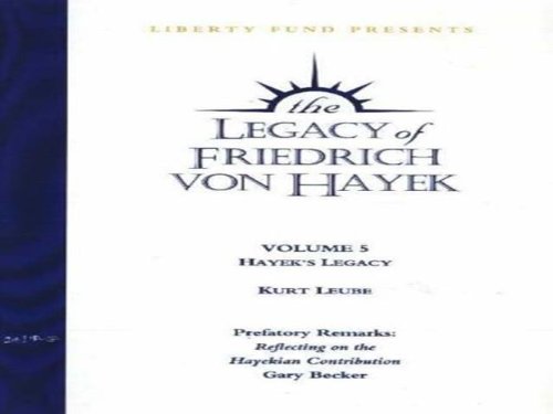DVD cover for "The Legacy of Friedrich von Hayek, Volume 5.