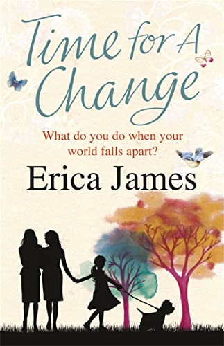 Book cover showing silhouettes of two women and a girl walking a dog.