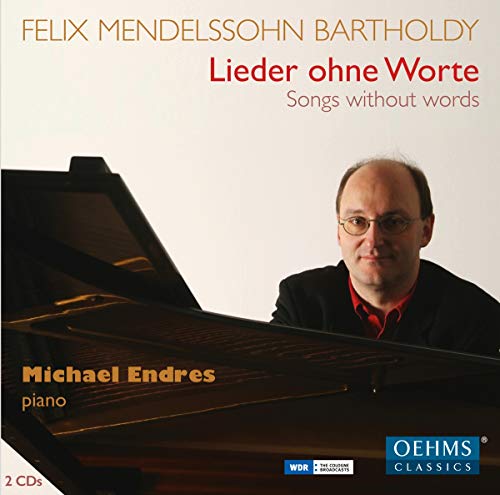 CD cover featuring pianist Michael Endres and a grand piano.