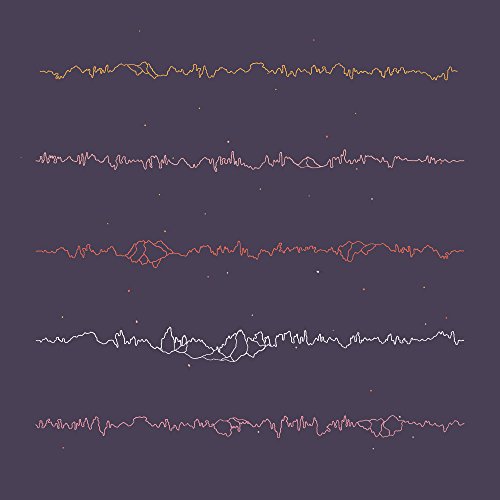 CD cover for Oneida’s “Romance” featuring abstract, colorful waveform lines.