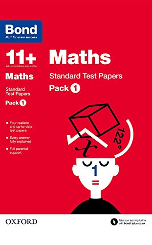 Bond 11+: Maths Standard Test Papers: Pack 1