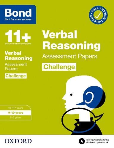 Bond 11+: Bond 11+ Verbal Reasoning Challenge Assessment Papers 9-10 years (Bond Challenge)