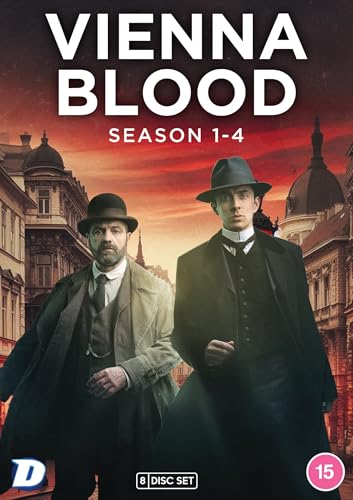 Vienna Blood" DVD cover featuring two men in hats against a city backdrop.