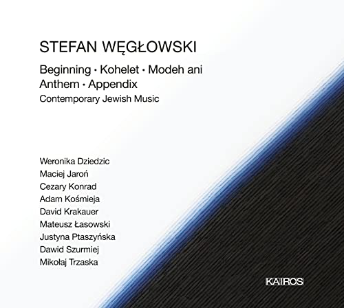 CD cover for Stefan Węglowski’s “Contemporary Jewish Music” with artist names.
