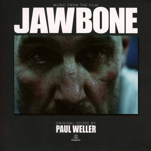 CD cover for "Jawbone" soundtrack by Paul Weller, featuring a close-up face.