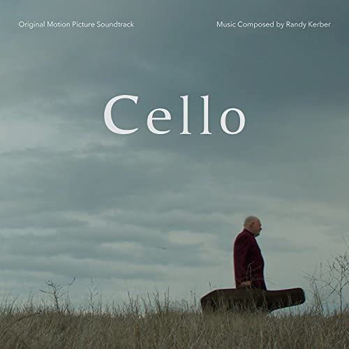CD cover for "Cello" soundtrack featuring a man sitting on a log.