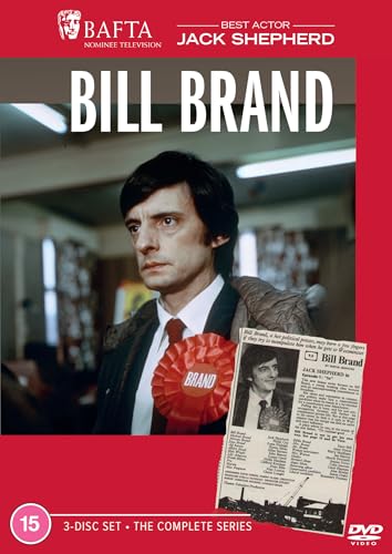 DVD cover for "Bill Brand" featuring Jack Shepherd in a suit and tie.