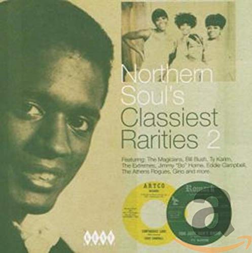 CD cover for “Northern Soul’s Classiest Rarities 2” featuring portraits.