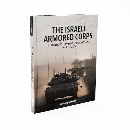 Book cover: "The Israeli Armored Corps" with tanks depicted in background.