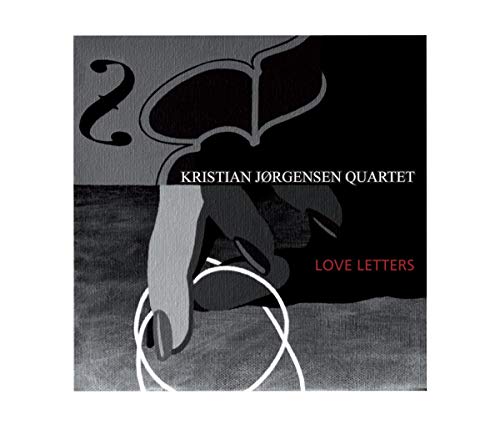CD cover: abstract grayscale hands with text "Kristian Jørgensen Quartet".