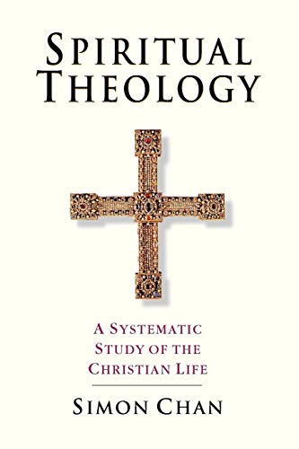 Book cover: "Spiritual Theology" with a jeweled cross image.