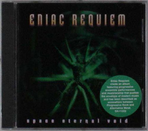 CD case with green, starburst-like image and band name "Eniac Requiem".