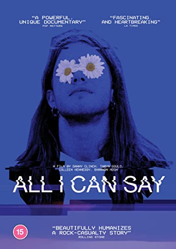 DVD cover for “All I Can Say” featuring a woman with daisies over eyes.