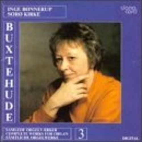 CD cover featuring a portrait of organist Inge Bonnerup.