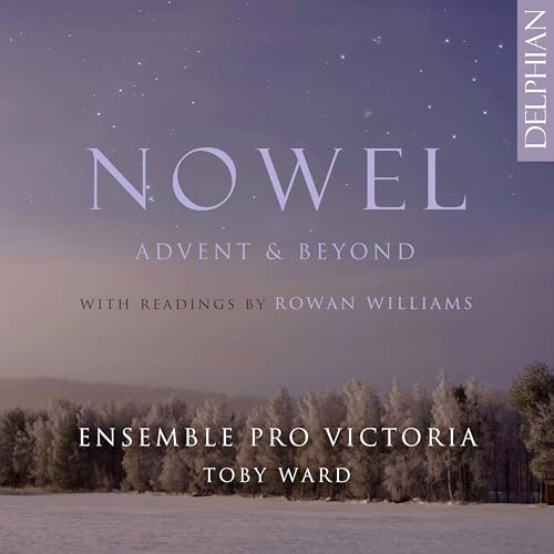 CD cover for “Nowel” by Ensemble Pro Victoria, winter landscape.