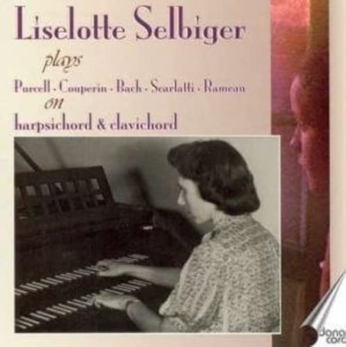 CD cover featuring Liselotte Selbiger playing the harpsichord.