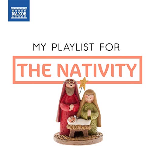 CD cover depicting the Nativity scene with Mary, Joseph, and baby Jesus.