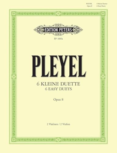 6 Easy Duets Op. 8 for violin duet