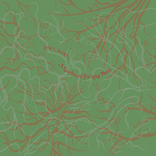 CD cover with tangled brown branches on a green background.
