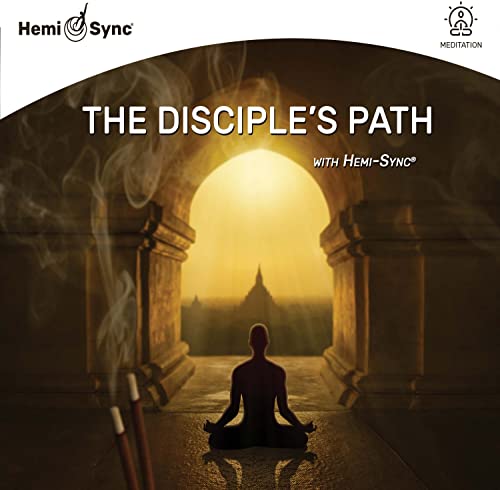 CD cover: person meditating before an arched doorway and temple.