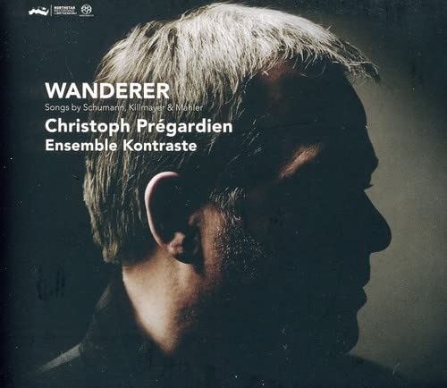 CD cover featuring a close-up portrait of a gray-haired man in profile.