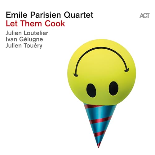 CD cover for Emile Parisien Quartet’s “Let Them Cook” with ice cream graphic.
