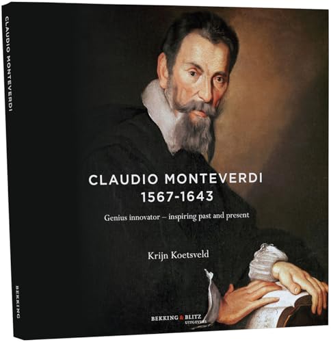 CD case featuring a portrait of composer Claudio Monteverdi, 1567-1643.