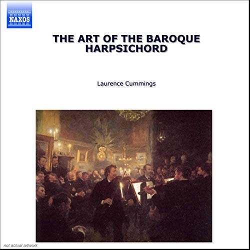 CD cover for “The Art Of The Baroque Harpsichord” featuring a baroque painting.