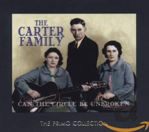 CD cover of The Carter Family with three musicians and guitars.