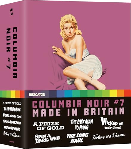 Blu-ray case for “Columbia Noir #7” featuring a blonde woman in a dress.