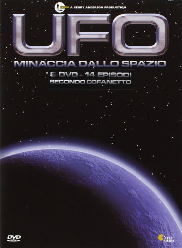 DVD cover for "UFO" with the show's logo and a planet image.