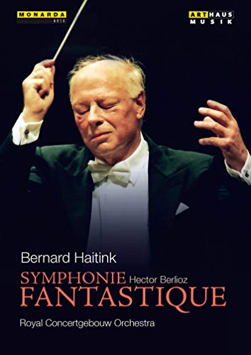DVD cover featuring conductor Bernard Haitink with orchestra text: "Symphonie Fantastique.