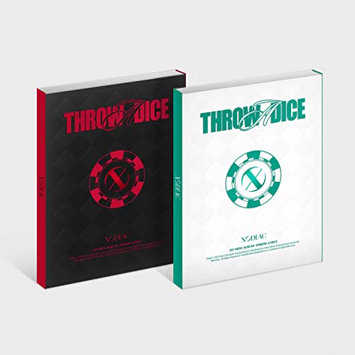 Xodiac “Throw A Dice” CD album packaging, black and white with a chip design.