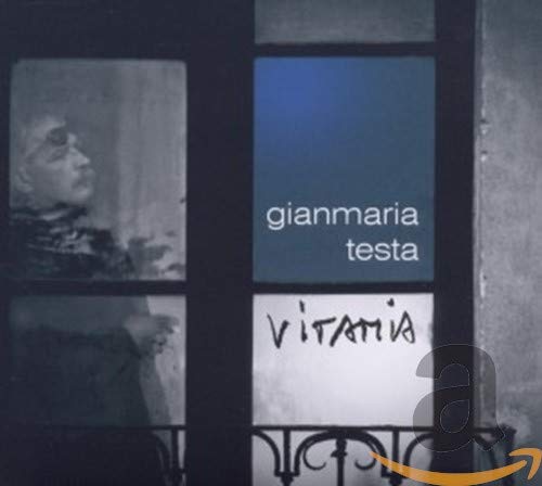 CD cover for Gianmaria Testa’s “Vitamia” with a portrait and text.