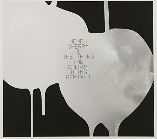CD cover for “The Cherry Thing Remixed” with abstract white and black shapes.