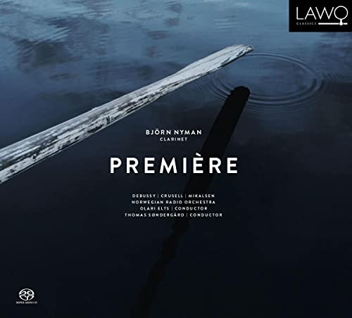 CD cover for "Première" by Bjorn Nyman, featuring a clarinet.