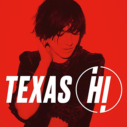 CD cover for Texas - Hi, featuring a person against a red background.