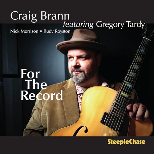 CD cover: Man with guitar, album title "For The Record".