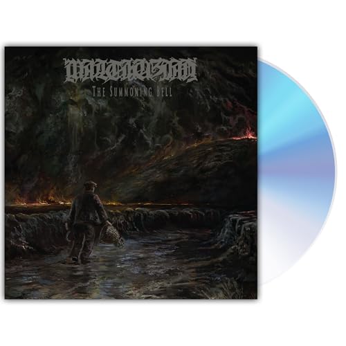 CD cover for Malthusian’s “The Summoning Bell” with a lone figure.