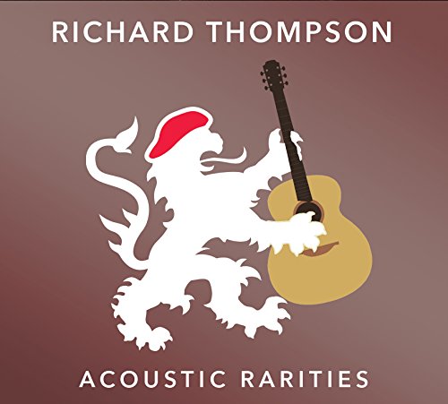 Album cover featuring a white lion with a red cap holding an acoustic guitar.