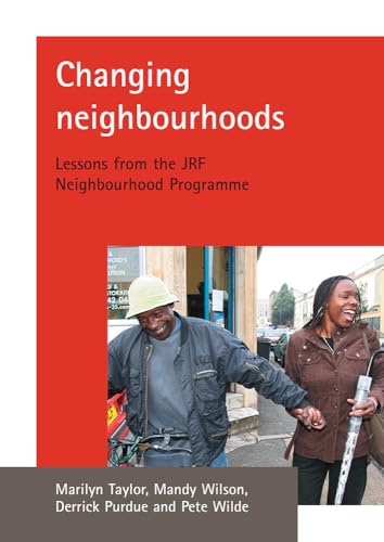 Book cover with red background, showing two people in a street scene.