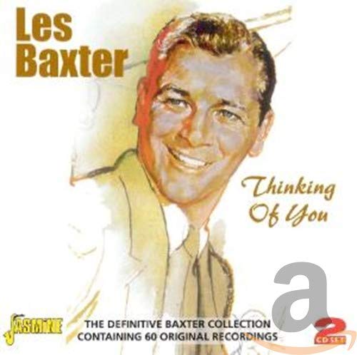 CD cover for Les Baxter’s “Thinking Of You” with portrait.