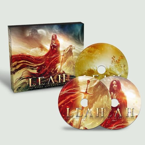 Three-CD digipak of Leah’s “The Glory And The Fallen” with artwork.